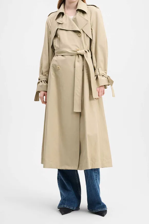 Jacken & Mäntel | Dorothee Schumacher Classic Ease Trench Khaki Beige