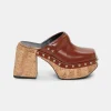 Schuhe | Dorothee Schumacher Cork Contrast Platform Red Brown
