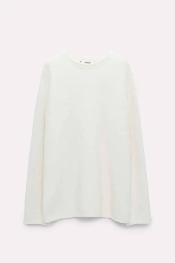 Strick | Dorothee Schumacher Cozy Comfort Pullover Camellia White