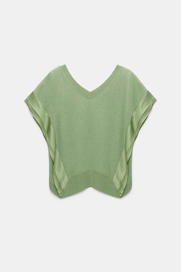 Shirts & Tops | Dorothee Schumacher Delicate Statements Pullover Soft Green