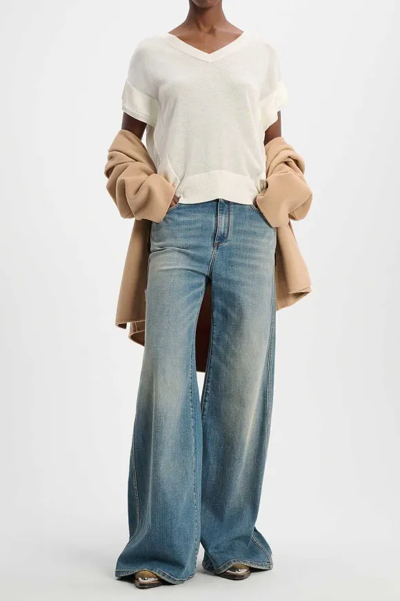 Shirts & Tops | Dorothee Schumacher Delicate Statements Pullover Shaded White