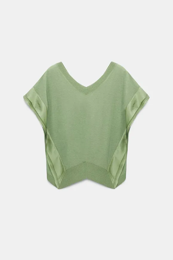 Shirts & Tops | Dorothee Schumacher Delicate Statements Pullover Soft Green