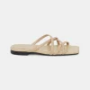 Schuhe | Dorothee Schumacher Exotic Shine Flat Sandal Shimmering Camel