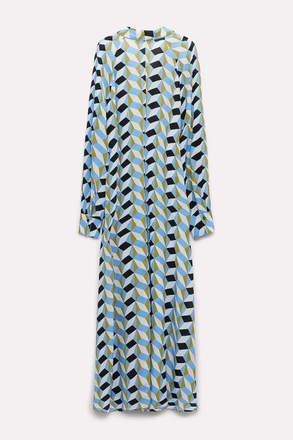 Kleider | Dorothee Schumacher Graphic Volumes Dress Blue Graphics
