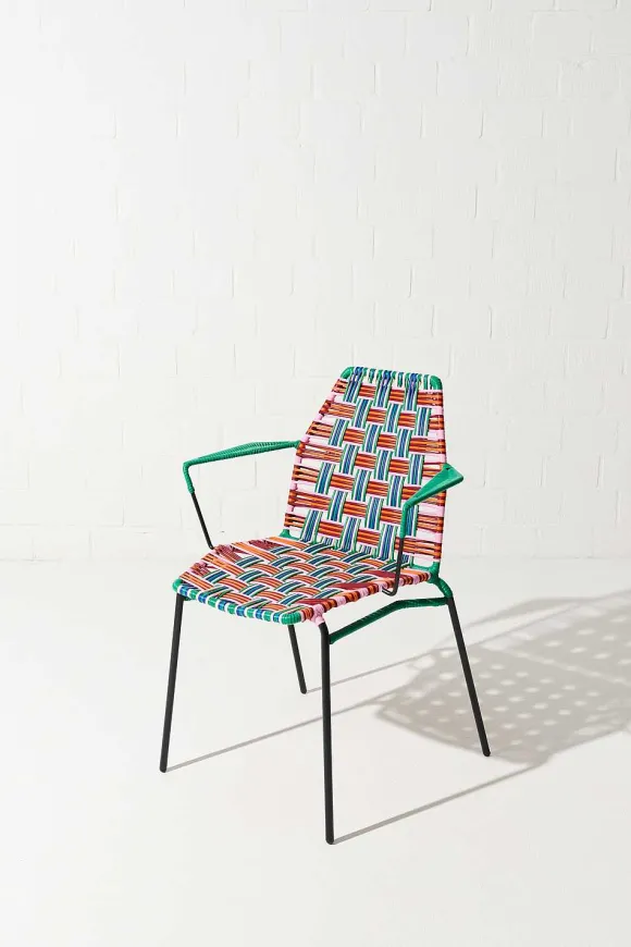 Tucurinca | Dorothee Schumacher La Perla Outdoor Chair Rojo Azul Mix