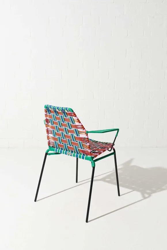 Tucurinca | Dorothee Schumacher La Perla Outdoor Chair Rojo Azul Mix