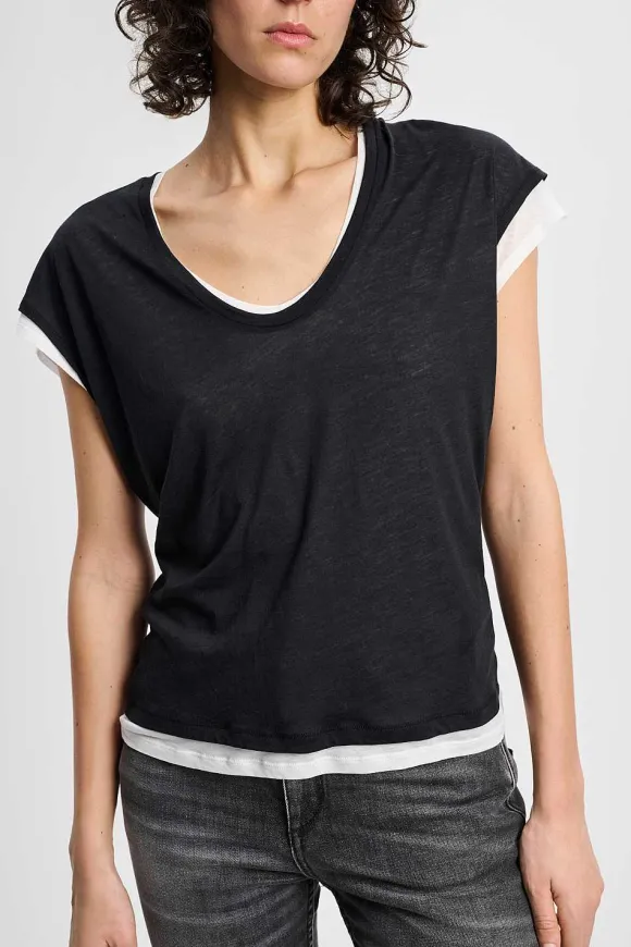 Shirts & Tops | Dorothee Schumacher Layer Love Shirt Pure Black