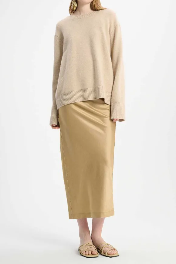 Strick | Dorothee Schumacher Luxury Comfort Pullover Brown