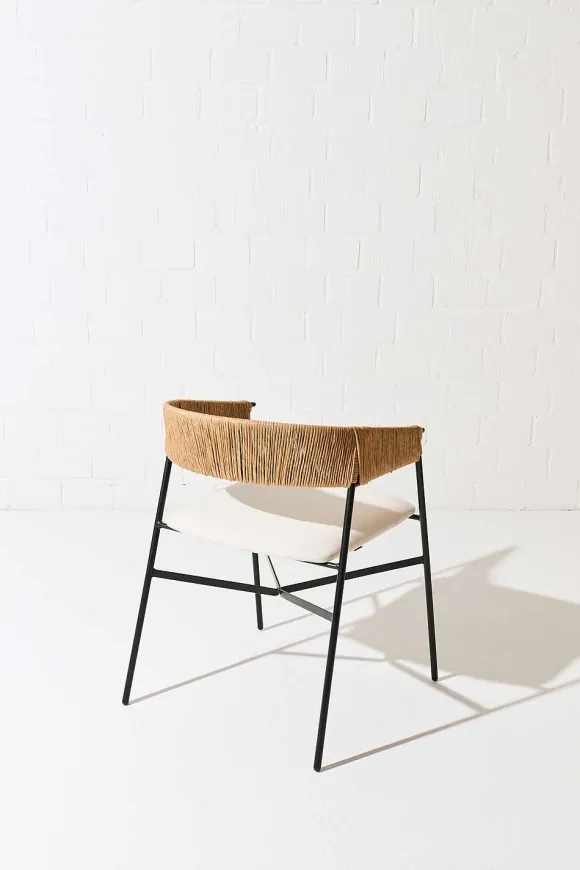 Tucurinca | Dorothee Schumacher Maye Indoor Chair Cordon Cienaguero Blanco Mix