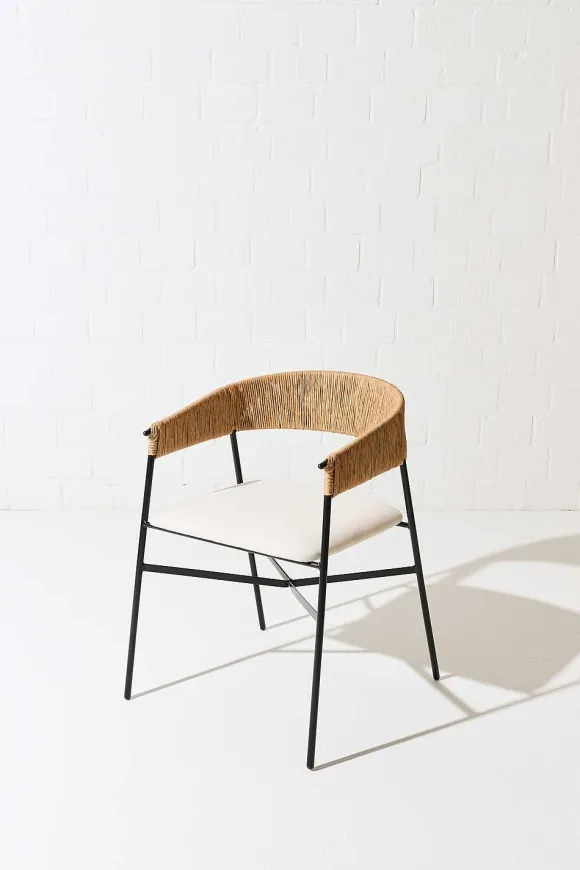 Tucurinca | Dorothee Schumacher Maye Indoor Chair Cordon Cienaguero Blanco Mix