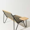 Tucurinca | Dorothee Schumacher Prii Love Seat Bench Black Beige Mix