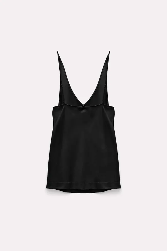 Shirts & Tops | Dorothee Schumacher Sense Of Shine Top Pure Black