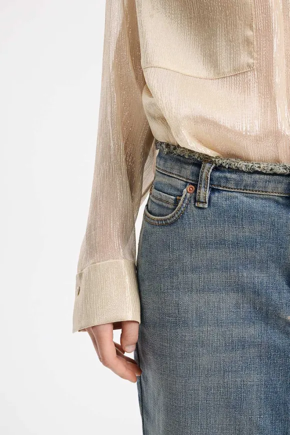 Blusen | Dorothee Schumacher Shimmering Shine Blouse Yellow Flowers