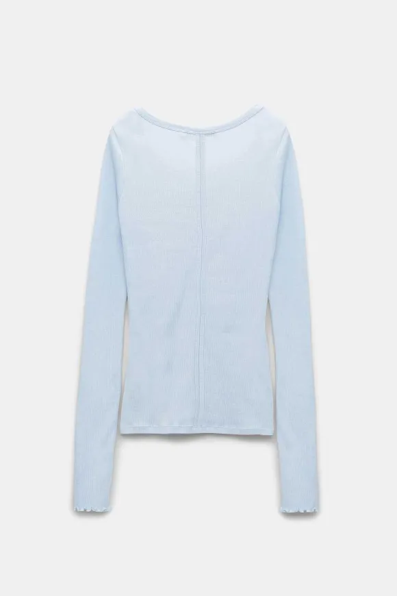 Shirts & Tops | Dorothee Schumacher Simply Timeless Shirt Soft Blue