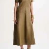 Kleider | Dorothee Schumacher Sleek Statement Dress Medium Olive