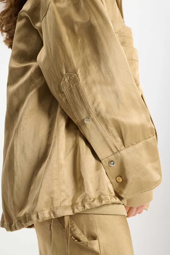 Jacken & Mäntel | Dorothee Schumacher Slouchy Coolness Jacket Warm Beige