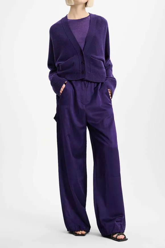 Hosen | Dorothee Schumacher Slouchy Coolness Pants Dark Purple