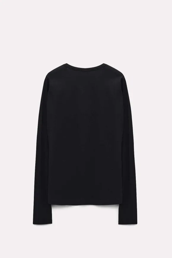 Shirts & Tops | Dorothee Schumacher Soft Lacing Shirt Pure Black