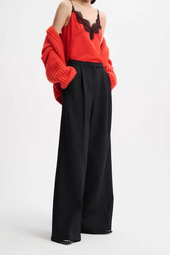 Shirts & Tops | Dorothee Schumacher Sophisticated Volumes Top Shiny Red