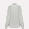 Blusen | Dorothee Schumacher Sparkling Poplin Blouse Silver Grey