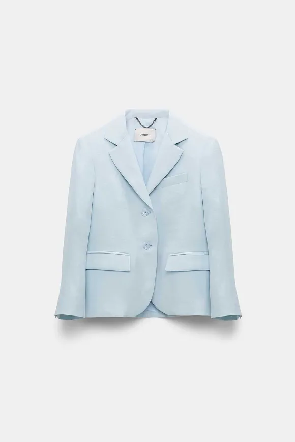 Blazer | Dorothee Schumacher Summer Cruise Jacket Soft Blue