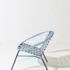 Tucurinca | Dorothee Schumacher Tucurinca Lounge Chair Mix Blue/Light Blue/White/Rojo Vino/Beige